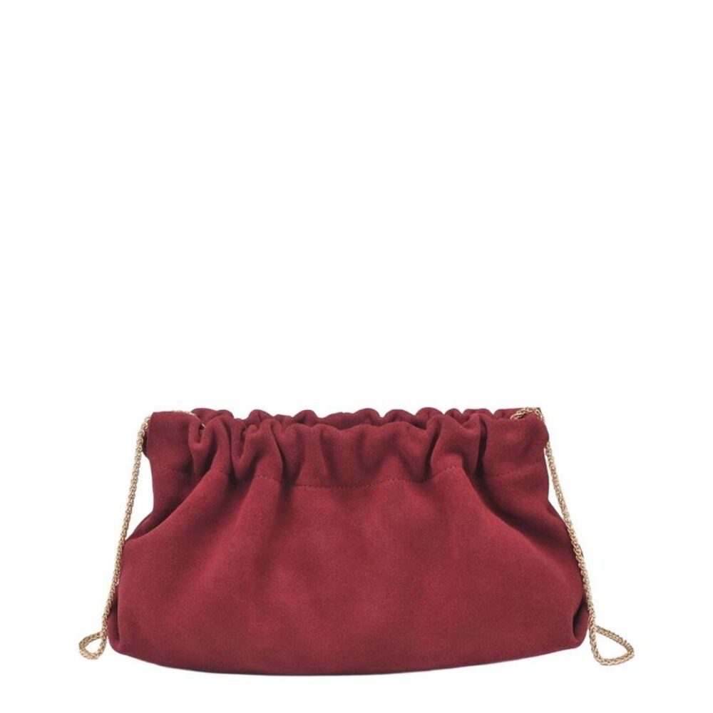 Moda Luxe Penelope Leather Clutch, Red